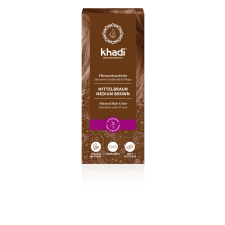 Khadi bio hajfesték por középbarna 100 g hajfesték, színező