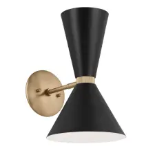Kichler modern fali lámpa phix barna fekete elskl-phix-1w-cbb világítás