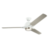 Kichler modern mennyezeti ventilátor zeus fehér ezüst elsklf-zeus-60-wht