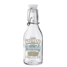  Kicsi csatos üveg, Drága nagypapa ajándéktárgy