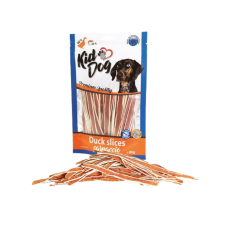 Kid Dog jutalomfalat kacsahúsos tőkehal szeletek 80g jutalomfalat kutyáknak