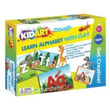 KIDART Kid Art: Játékos ABC betűtanulás gyurmázással kreatív és készségfejlesztő