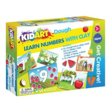 KIDART Kid Art: Játékos számtanulás gyurmázással (DIY-DBN-123) (DIY-DBN-123) kreatív és készségfejlesztő
