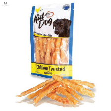 KidDog Chicken Twisted - jutalomfalat (csirke) kutyák részére (80g) jutalomfalat kutyáknak