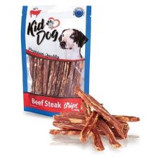 KIDDOG | Steak in strip | Kutyáknak | Jutalomfalat | Marha - 80 g jutalomfalat kutyáknak