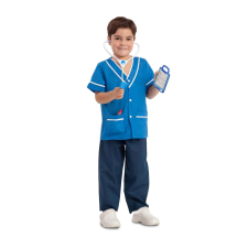 KidMania Doktor jelmez tartozékokkal 5-7 éves gyerekeknek 116-128 cm jelmez