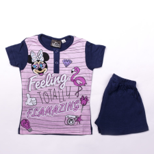 Kids Licencing Rövid ujjú pamut gyerek pizsama - Minnie egér - sötétkék - 122 gyerek hálóing, pizsama