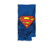 Kids Licencing Superman gyerek strandtörölköző - 100% pamut - 70x140 cm - sötétkék lakástextília