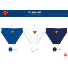 Kids Licencing Superman kisfiú alsó - 3 darabos pamut alsó - 122-128 gyerek alsó