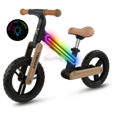  Kidwell Suno led futóbicikli fekete - bézs lábbal hajtható járgány