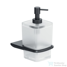 Kielle VEGA fali szappanadagoló, matt fekete 40118004 fürdőszoba kiegészítő