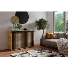 Kier Malani Duplo 140 Tolóajtós Komód 140cm, Arany Tölgy bútor