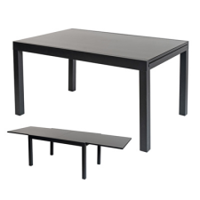  Kihúzható alumínium asztal polccal 41009 kerti bútor