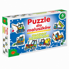 KIK Alexander Construction Machinery - puzzle kisgyermekeknek, Többszínű puzzle, kirakós