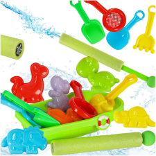 KIK Hajó hajó tartozékokkal formák homok víz formák + fecskendő fecskendő 12el. homokozójáték