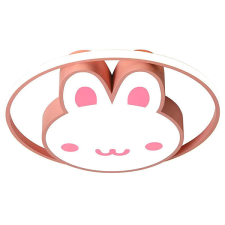 KIK KX3169 LED mennyezeti gyereklámpa, dimmelhető, 60 W, nyuszi világítás