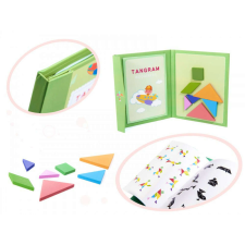 KIK Mágneses Könyv Puzzle 3d Tangram Blokkok készségfejlesztő