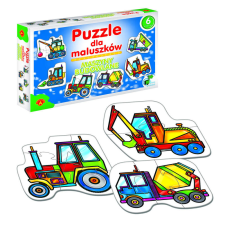 KIK OEM ALEXANDER Puzzle kisgyermekeknek - építőipari gépek 2+ puzzle, kirakós