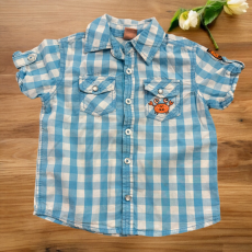 Kiki&Koko Rákocskás, kockás ing 92-es