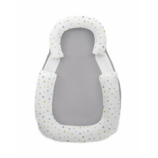 Kikkaboo babapozicionáló memóriahabos hypoallergén legurulás gátlós 60x40x8cm Szürke pöttyök babaágynemű, babapléd