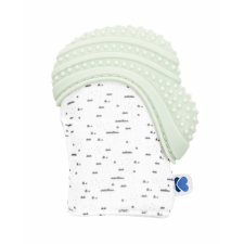  Kikkaboo bébikesztyű szilikonos rágókával Szavanna menta egyéb bébijáték