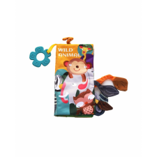 Kikkaboo Kikkaboo készségfejlesztõ textil könyv és rágóka wild animals rágóka
