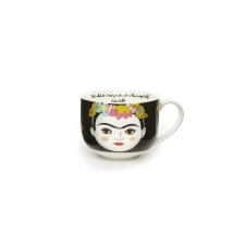 KIKKERLAND CU307 Frida Kahlo porcelán bögre 350ml - Mintás (CU307) bögrék, csészék