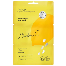kili·g Kili.g regeneráló arcmaszk C-vitaminnal, 3x7 g arcpakolás, arcmaszk