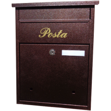 KILINCS ÉS VASALAT POSTALÁDA KLASSZIK ANTIK BARNA 275/300X80X385MM kulcsszekrény