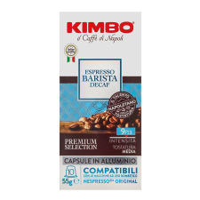 KIMBO koffeinmentes alumínium kapszula Nespresso-kompatibilis (10db) kávé