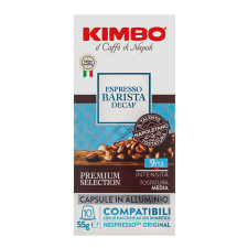 KIMBO koffeinmentes alumínium kapszula Nespresso-kompatibilis (10db) kávé