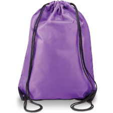 KIMOOD KI0104 tornazsák-hátizsák összehúzó zsinórral Kimood, Purple-U tornazsák