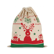 KIMOOD KI0735 DRAWSTRING BAG WITH CHRISTMAS PATTERNS U ajándéktasak