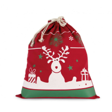 KIMOOD KI0735 DRAWSTRING BAG WITH CHRISTMAS PATTERNS U ajándéktasak