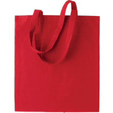 KIMOOD pamut hosszú fülü bevásárlótáska KI0223, Red kézitáska és bőrönd