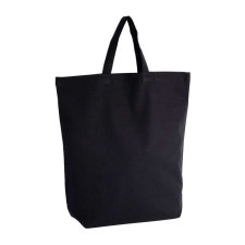 KIMOOD rövid fülü pamut bevásárlótáska KI0247, Black kézitáska és bőrönd