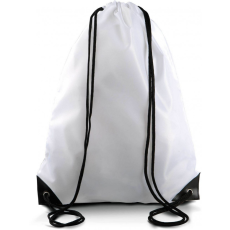 KIMOOD Uniszex hátizsák Kimood KI0104 Drawstring Backpack -Egy méret, Reflex Blue/White/French Red
