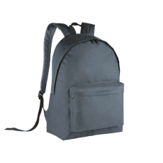 KIMOOD Uniszex hátizsák Kimood KI0130 Classic Backpack -Egy méret, Dark Grey/Black