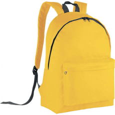 KIMOOD Uniszex hátizsák Kimood KI0130 Classic Backpack -Egy méret, Yellow/Dark Grey