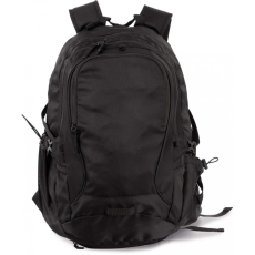 KIMOOD Uniszex hátizsák Kimood KI0172 Leisure Backpack With Helmet Holder -Egy méret, Black/Black