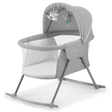 Kinderkraft bölcsõ Lovi szürke kiságy, babaágy