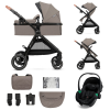 KinderKraft Esme Pro 3in1 Kombinált babakocsi, Sand Beige