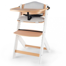 KinderKraft Etetőszék Enock párnázattal White wooden etetőszék
