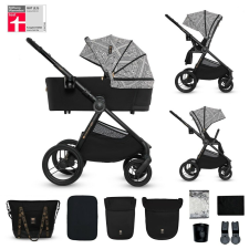 KINDERKRAFT Kombinált babakocsi Nea 2 2 az 1-ben Lunar Black Bizuu babakocsi