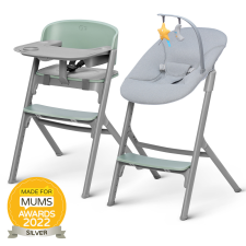 KinderKraft Livy 4in1 multifunkcionális etetőszék + pihenőszék, Olive Green etetőszék