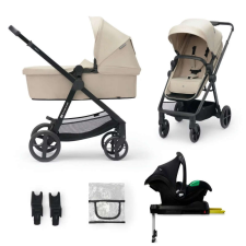  Kinderkraft Newly + Mink pro 4:1 multifunkciós babakocsi - sand beige babakocsi