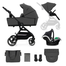  KINDERKRAFT SELECT Kombinált babakocsi Yoxi 3in1 Moonlight Grey babakocsi