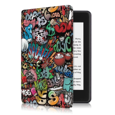  Kindle 10 mágneses Smart Védőtok Graffiti e-book tok