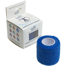 Kine-MAX Cohesive Elastic Bandage 5cm × 4,5m, kék gyógyászati segédeszköz