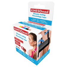 Kinesio tape (szalag) 5cmx5m fekete gyógyhatású készítmény